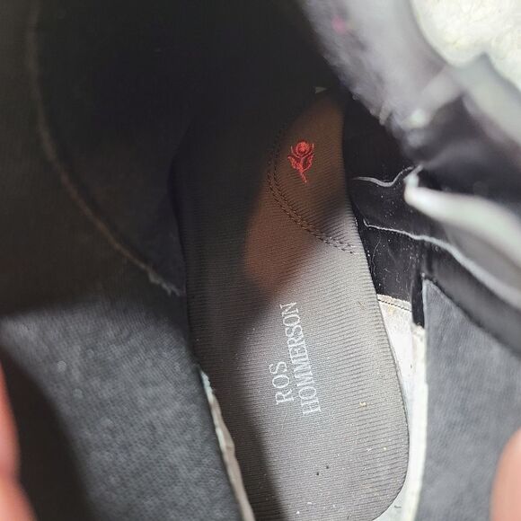 Ros Hommerson Bess Black Leather‎ Ankle Boots size 10.5 - Picture 8 of 9